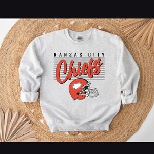 Gildan Gray Kansas City Chiefs Sweatshirt
